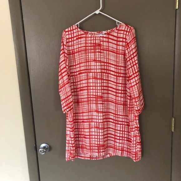 BB Dakota Abstract Plaid Dress - Picture 2 of 3